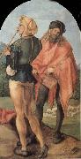 Albrecht Durer Piper and Drummer painting